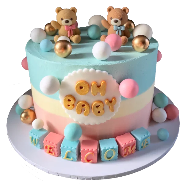 Gender Reveal Cake